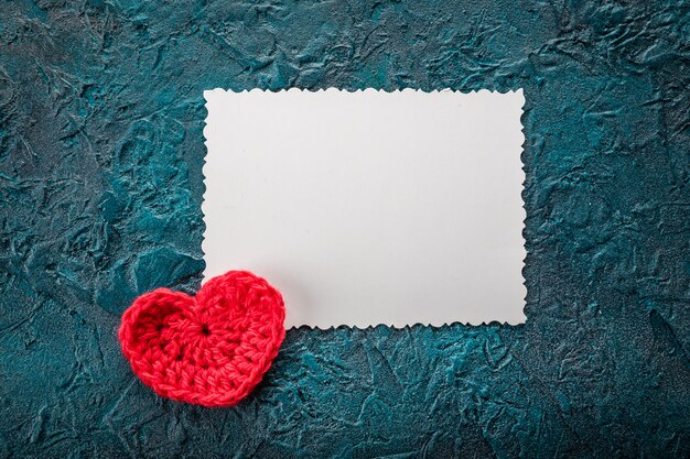 Crochet corazones de san valentín.