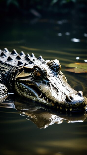 Crocodilo ameaçador