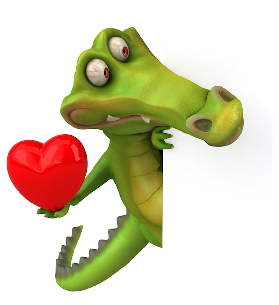 Crocodilo divertido