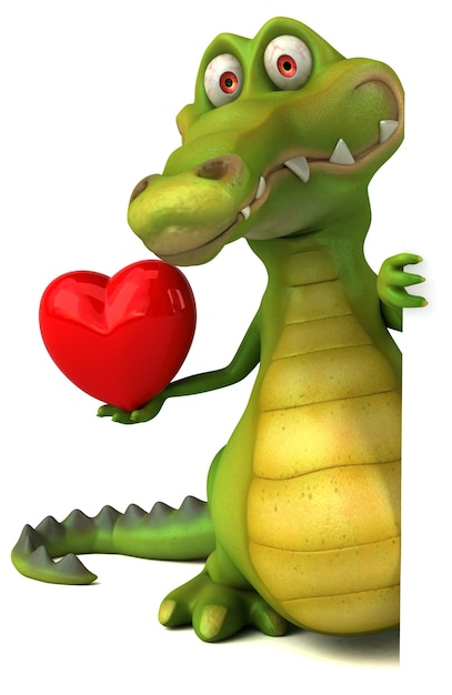 Crocodilo divertido
