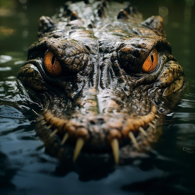 Foto crocodilo do nilo