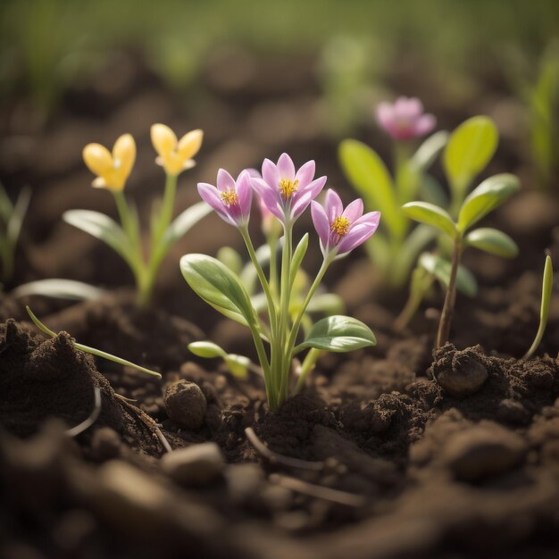 Foto crocus de açafrão