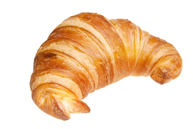 Croissant aislado aislado en blanco