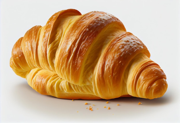 Un croissant con un croissant encima