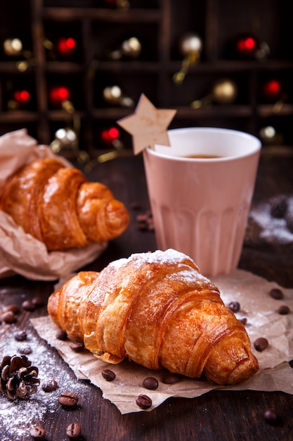 Croissant de doces de natal