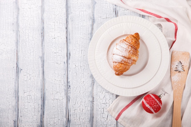 Croissant de doces de Natal