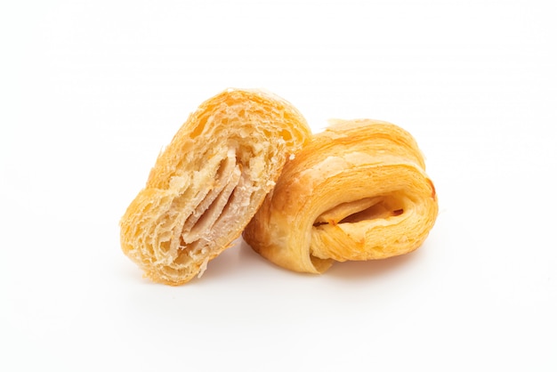 Croissant de queijo presunto caseiro