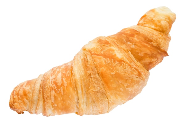 Croissant fresco isolado