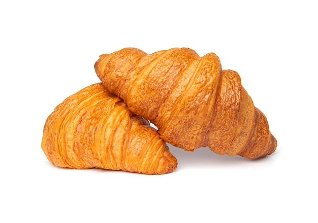 Foto croissant isolado no fundo branco