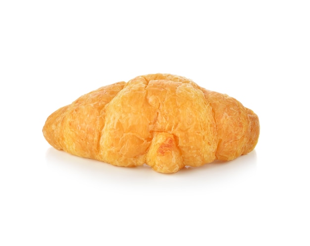 Croissant isoliert auf weiß