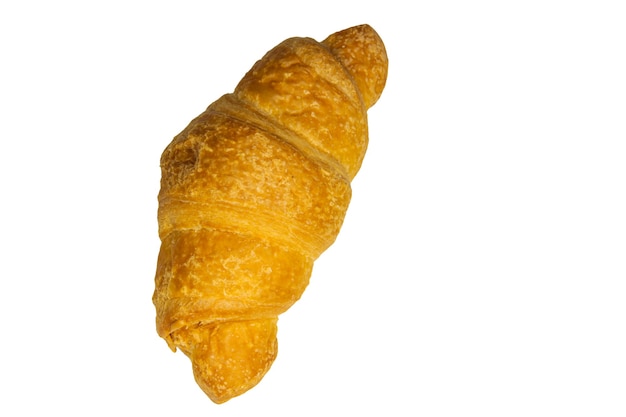 Croissant isoliert auf weißem Hintergrund