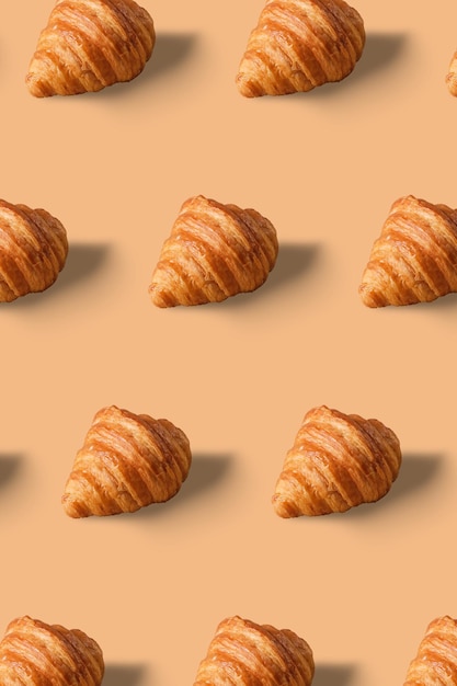 Foto croissant-muster