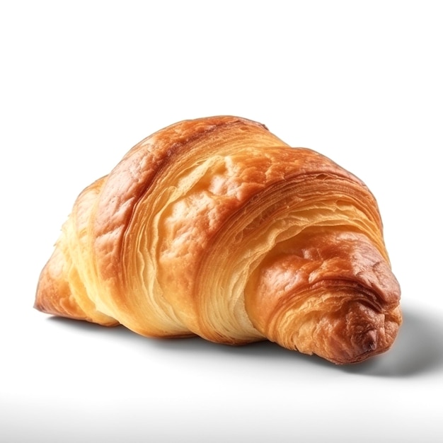 Un croissant con la palabra croissant