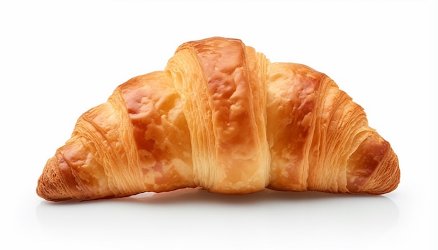 Croissant, Seitenansicht, Isoliert