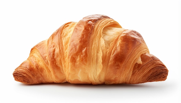 Croissant, Seitenansicht, Isoliert