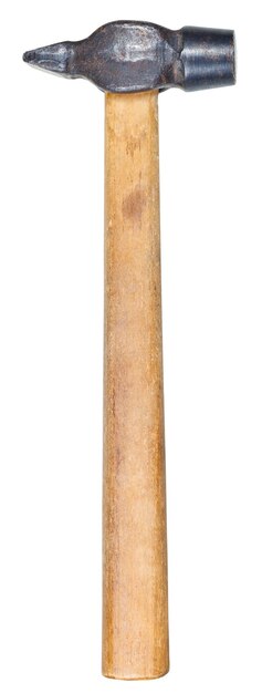 Cross Peen Hammer isoliert auf weiss
