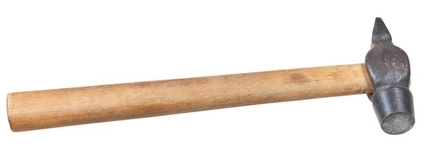 Cross Peen Hammer mit rundem Gesicht isoliert