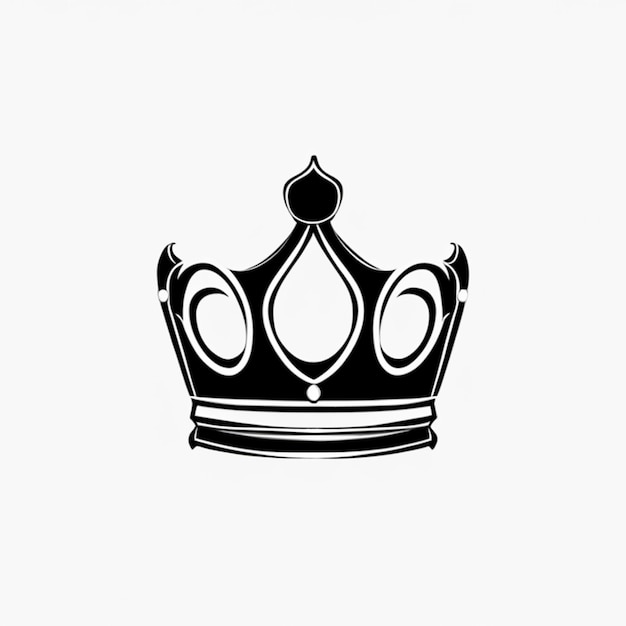 Foto crown-vektor-illustration oder crowns-muster-doodle-vektor-illustration