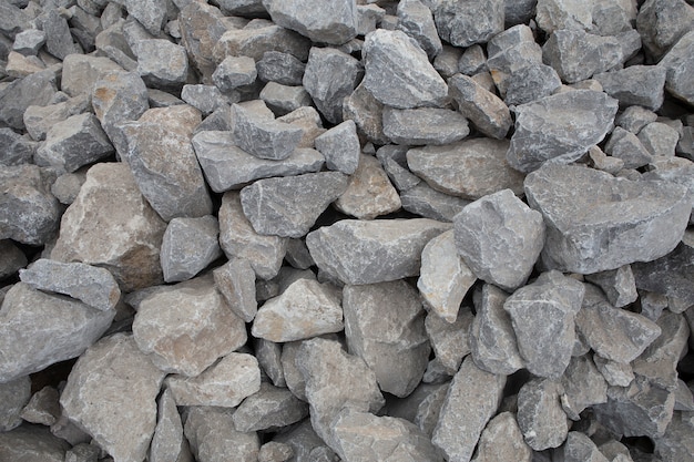 Crushed Stone Textur. Schotterbaustoffe.