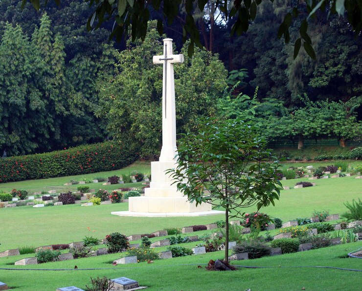 Cruz en el cementerio Crucifixión de Jesucristo