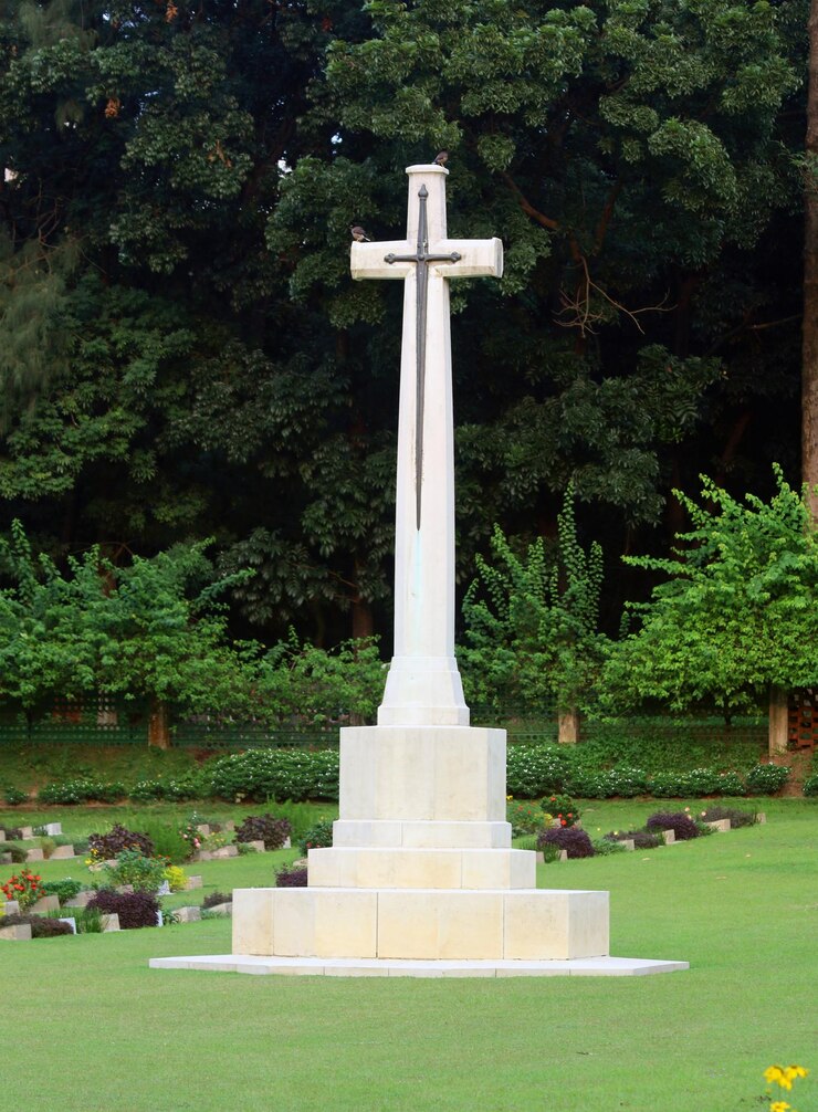 Cruz en el cementerio Crucifixión de Jesucristo