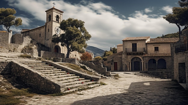 Cruz del monasterio de lluc