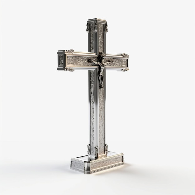 Una cruz con la palabra jesus en ella