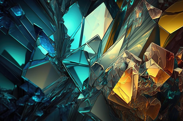 Crystal abstrakten Hintergrund