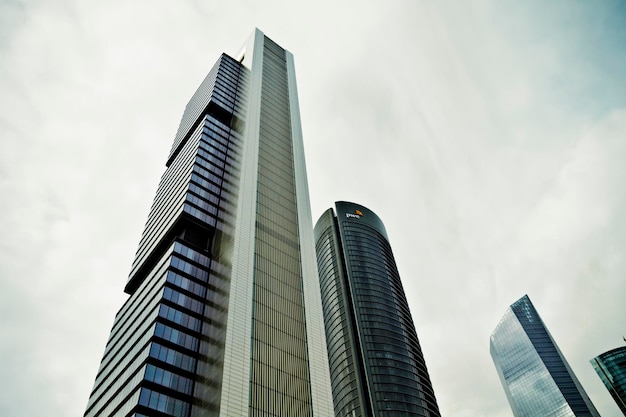 Crystal Tower, rascacielos de Madrid, situado en la zona financiera, cuatro modernos rascacielos (Cuatro Torres), España