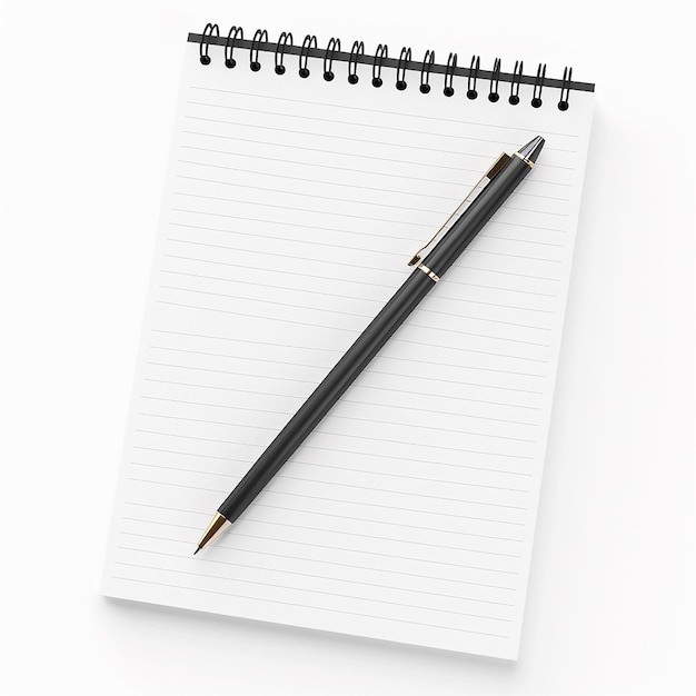 Cuaderno de notas en 3D