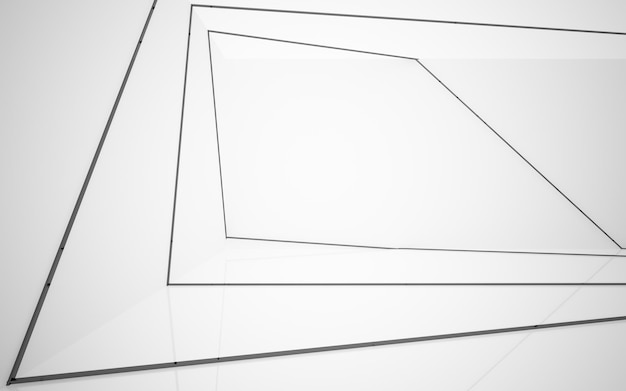 Foto un cuadrado blanco con un marco cuadrado.
