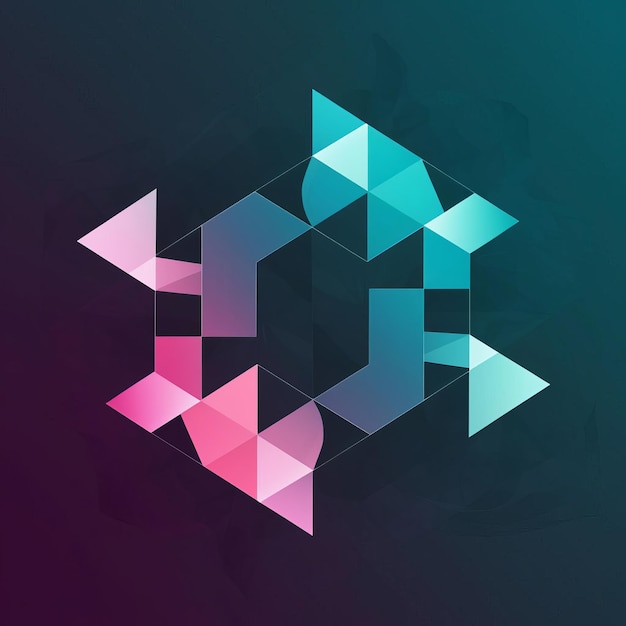 cuadrado geométrico abstracto textura colorida y fondo