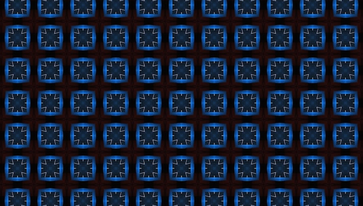 Foto cuadrados azules sobre un fondo azul