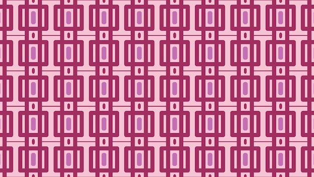 Cuadrados morados sobre un fondo rosa.