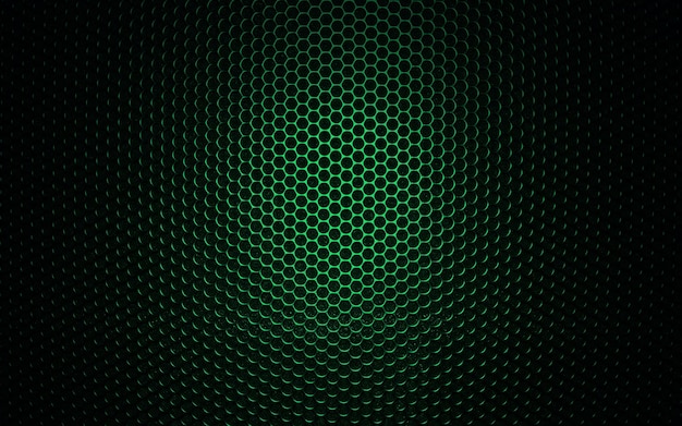 una cuadrícula verde con un fondo verde con un patrón de círculos