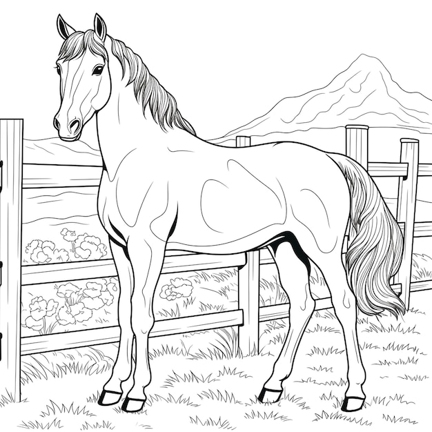 Un cuadro de un caballo.