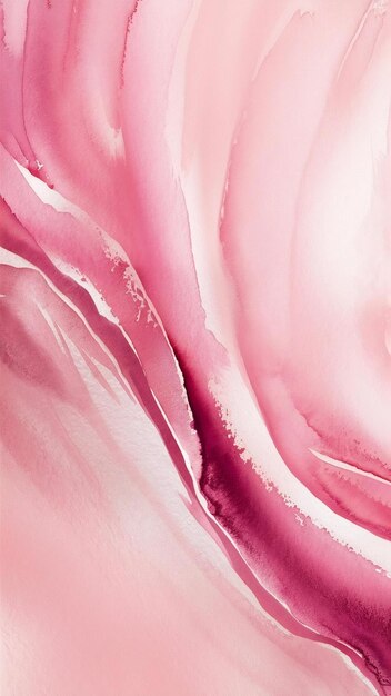 Cuadro de fondo abstracto de color rosa suave de acuarela