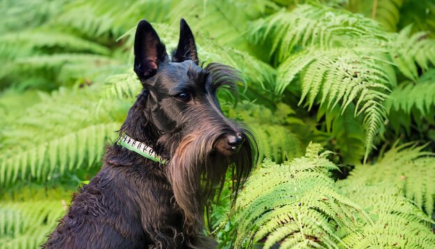 Foto un cuadro de perro