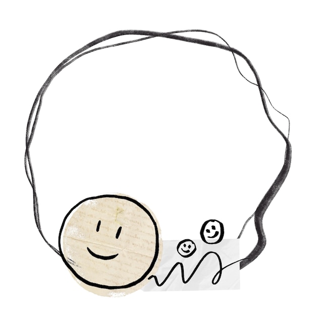 El cuadro png del emoticon feliz es un fondo transparente