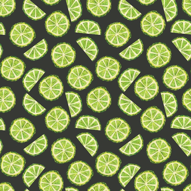 Cuadro redondo de kumquat Ilustración en acuarela