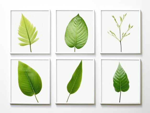 Cuatro tipos únicos de hojas verdes revelan la espectacular diversidad