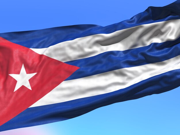 Foto cuba de bandera