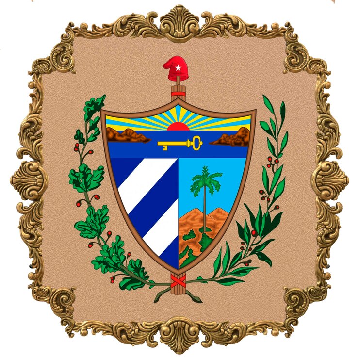 Foto cuba emblema nacional día de la independencia nacional