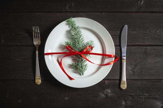 Cubierto de mesa de Navidad