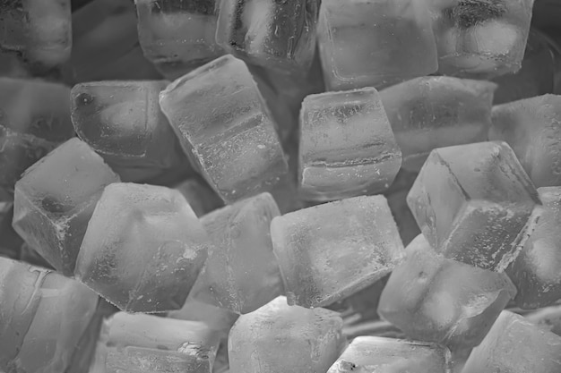 Cubitos de hielo para cócteles. Fondo