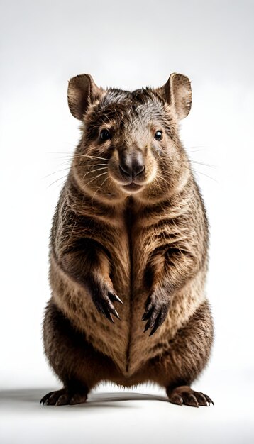 Foto cubo de excremento de wombat