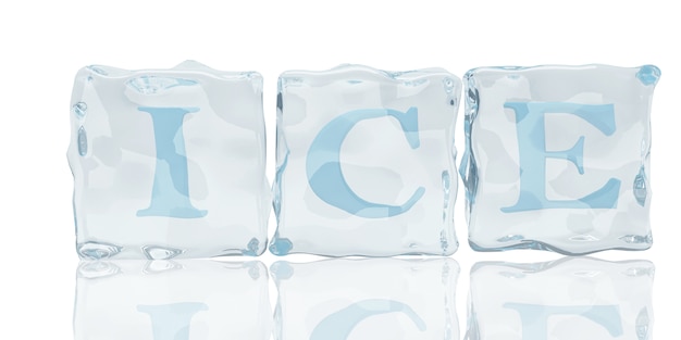 Foto cubos de gelo