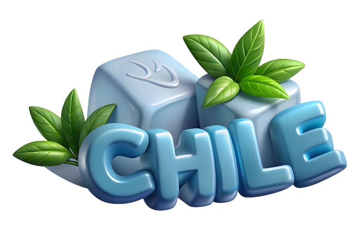 Foto cubos de hielo planos flotantes con hojas de menta que forman una brisa refrescante con el concepto de texto chill time como
