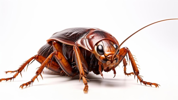 Foto una cucaracha con una cabeza y ojos grandes