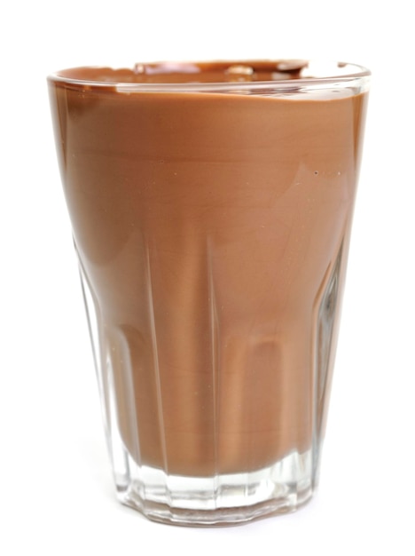 cuchara de chocolate caliente